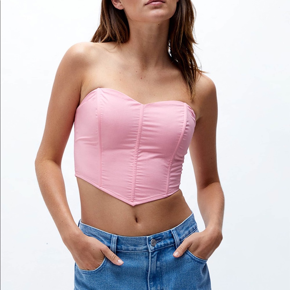 Pink LA Hearts Corset Size Small